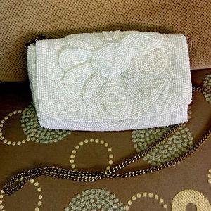 NWT Anthropologie Farin Beaded Clutch